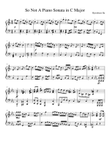 So Not A Piano Sonata in C Major
