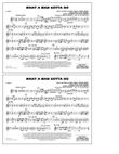 What a Man Gotta Do (arr. Jack Holt and Matt Conaway) - F Horn