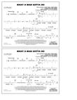 What a Man Gotta Do (arr. Jack Holt and Matt Conaway) - Aux Percussion
