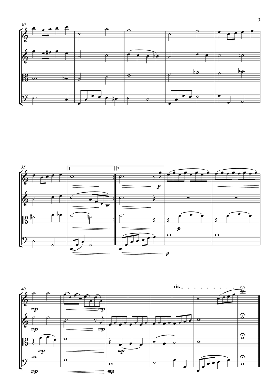 Over The Rainbow Over The Rainbow String Quartet scores gallery preview page 5