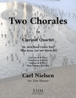Two Chorales by Nielsen for Clarinet Quartet