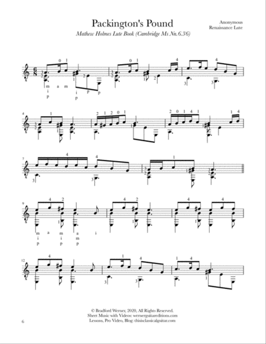 Easy Classical Guitar Volume 2 Acoustic Guitar scores gallery preview page 6