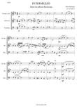 Intermezzo from Cavalleria Rusticana by Pietro Mascagni - BRASS TRIO