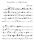 Contemplation for String Orchestra