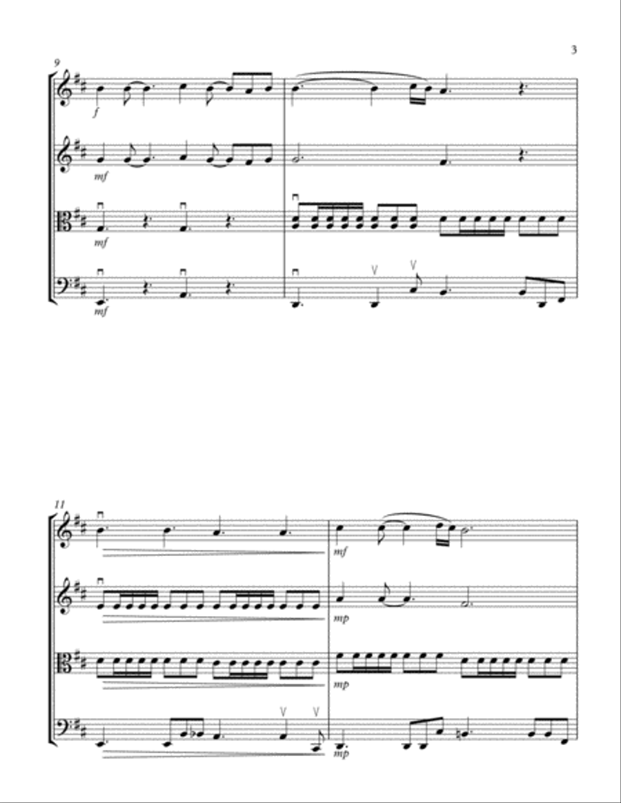 This Boy (ringo's Theme) String Quartet scores gallery preview page 3