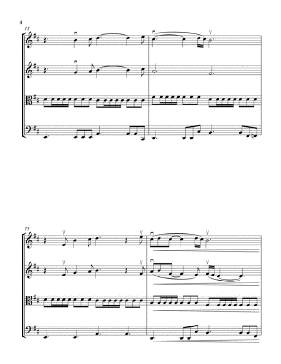 This Boy (ringo's Theme) String Quartet scores gallery preview page 4