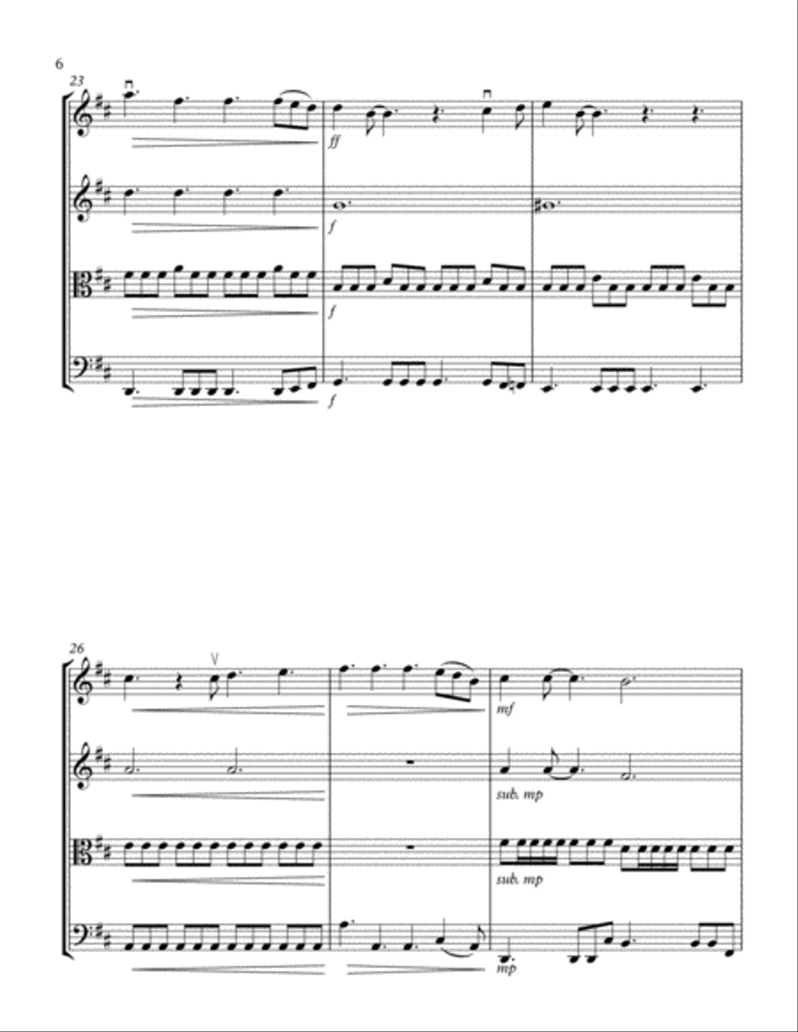 This Boy (ringo's Theme) String Quartet scores gallery preview page 6