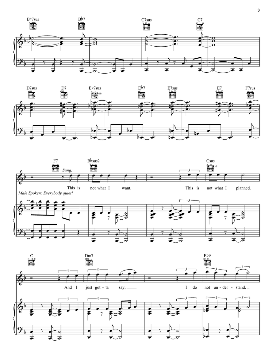 Stick To The Status Quo (from High School Musical: The Musical: The Series) Piano, Vocal, Guitar scores gallery preview page 3