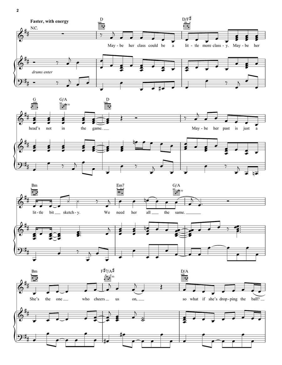 Truth, Justice And Songs In Our Key (from High School Musical: The Musical: The Series) Piano, Vocal, Guitar scores gallery preview page 2
