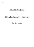 10 Moderate Studies for Bass/Contrabass Recorder