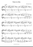 Waltz for Ellie (Piano Solo)