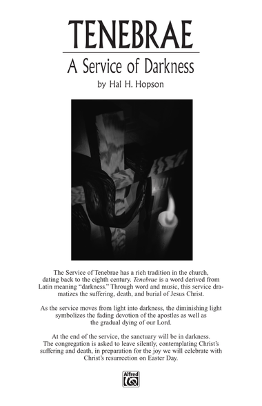Tenebrae: A Service of Darkness