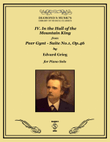 In the Hall of the Mountain King from Peer Gynt Suite No.1, Op. 46 - Edvard Grieg - Piano Solo