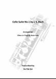 Cello Suite no.1 for oboe or english horn solo.