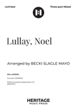 Lullay, Noel