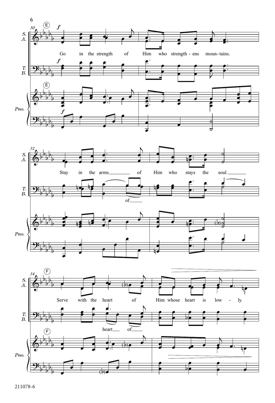 Now I Send You Forth (Digital Download) by Dan Forrest 4-Part - Digital Sheet Music page 6