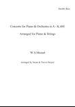 Concerto for Piano & Orchestra in A K.488 for String Quintet