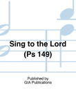 Sing to the Lord