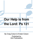Our Help is from the Lord mini preview
