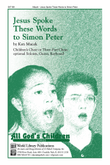 Jesus Spoke These Words to Simon Peter