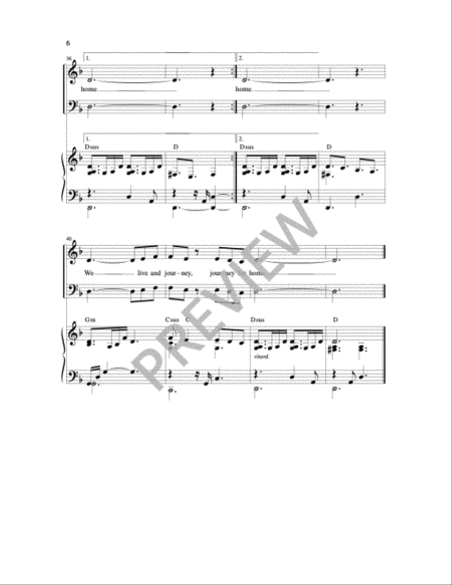 Journey For Home Journey For Home 3-Part scores gallery preview page 6