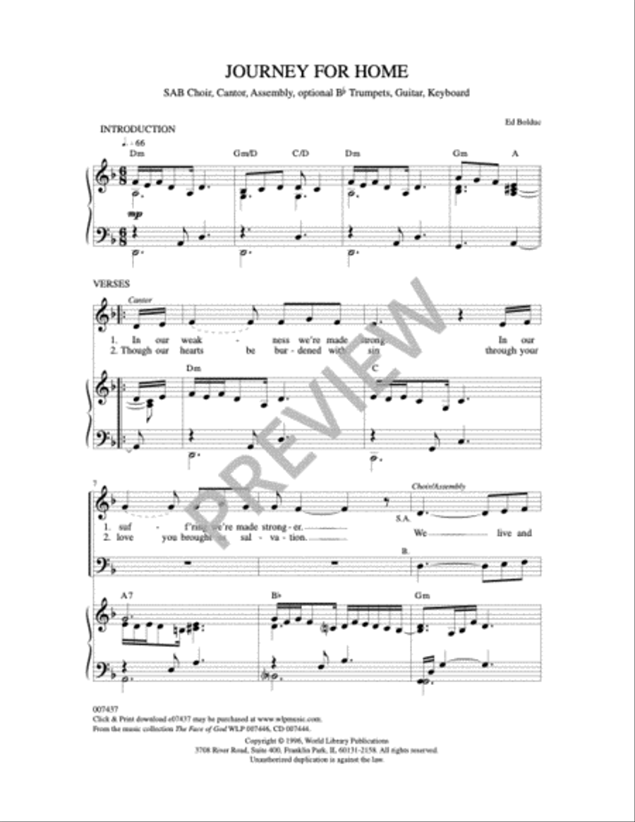 Journey For Home Journey For Home 3-Part scores gallery preview page 8