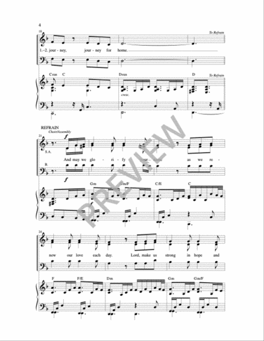 Journey For Home Journey For Home 3-Part scores gallery preview page 9