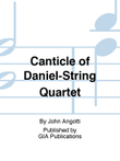 Canticle of Daniel-String Quartet