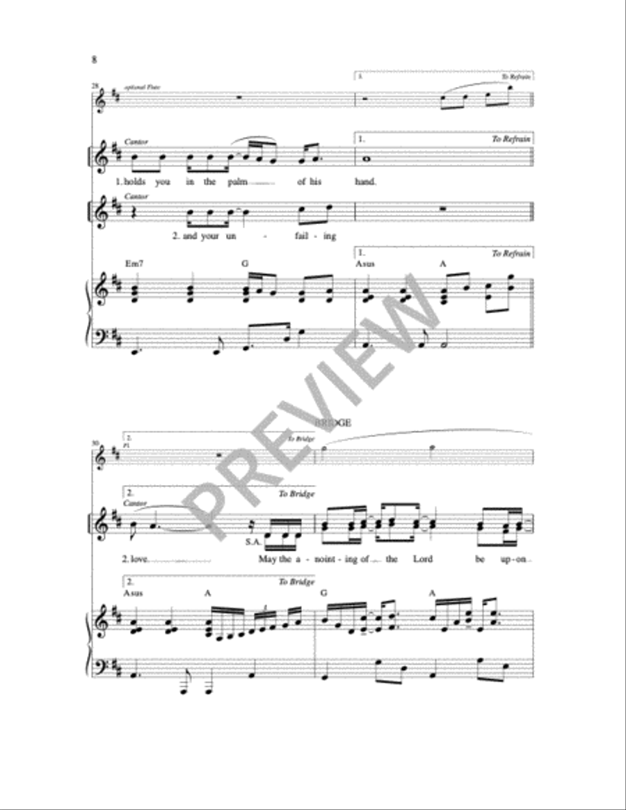 You Are a Priest Forever 4-Part scores gallery preview page 9
