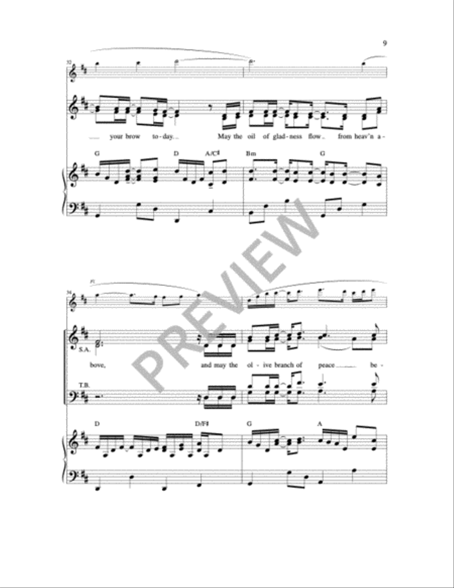 You Are a Priest Forever 4-Part scores gallery preview page 10