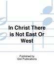 In Christ There is No East Or West mini preview