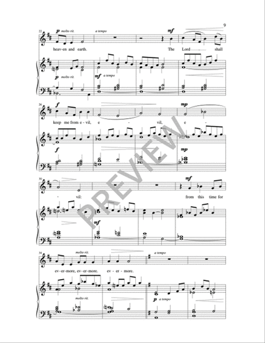 Praise and Thanksgiving-A Choral Cycle Unison Choir scores gallery preview page 12