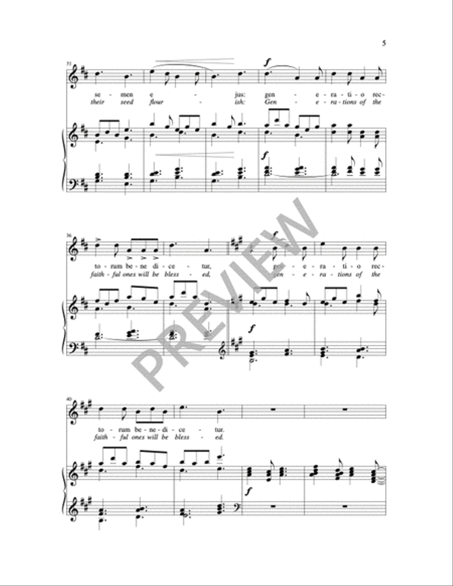 Praise and Thanksgiving-A Choral Cycle Unison Choir scores gallery preview page 14