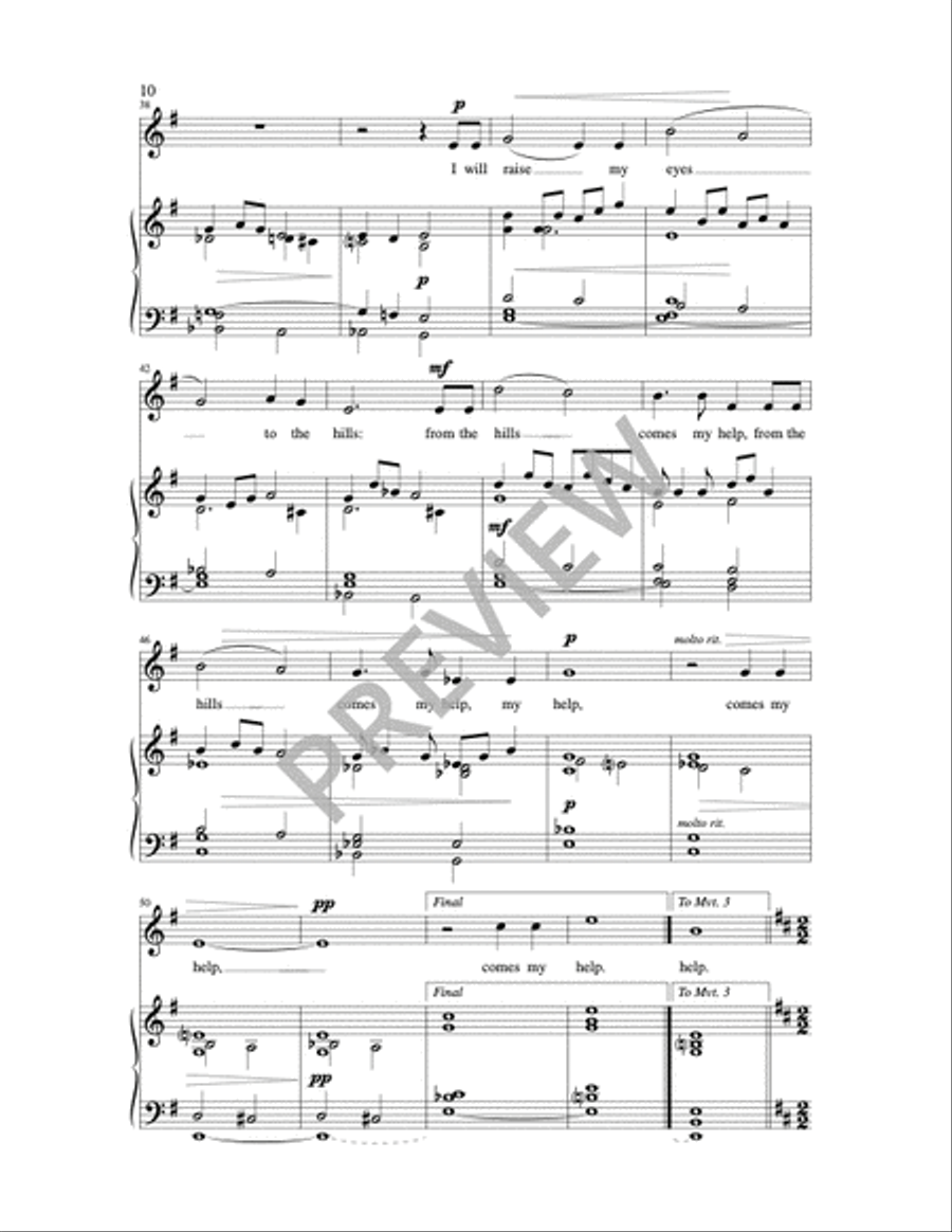 Praise and Thanksgiving-A Choral Cycle Unison Choir scores gallery preview page 5