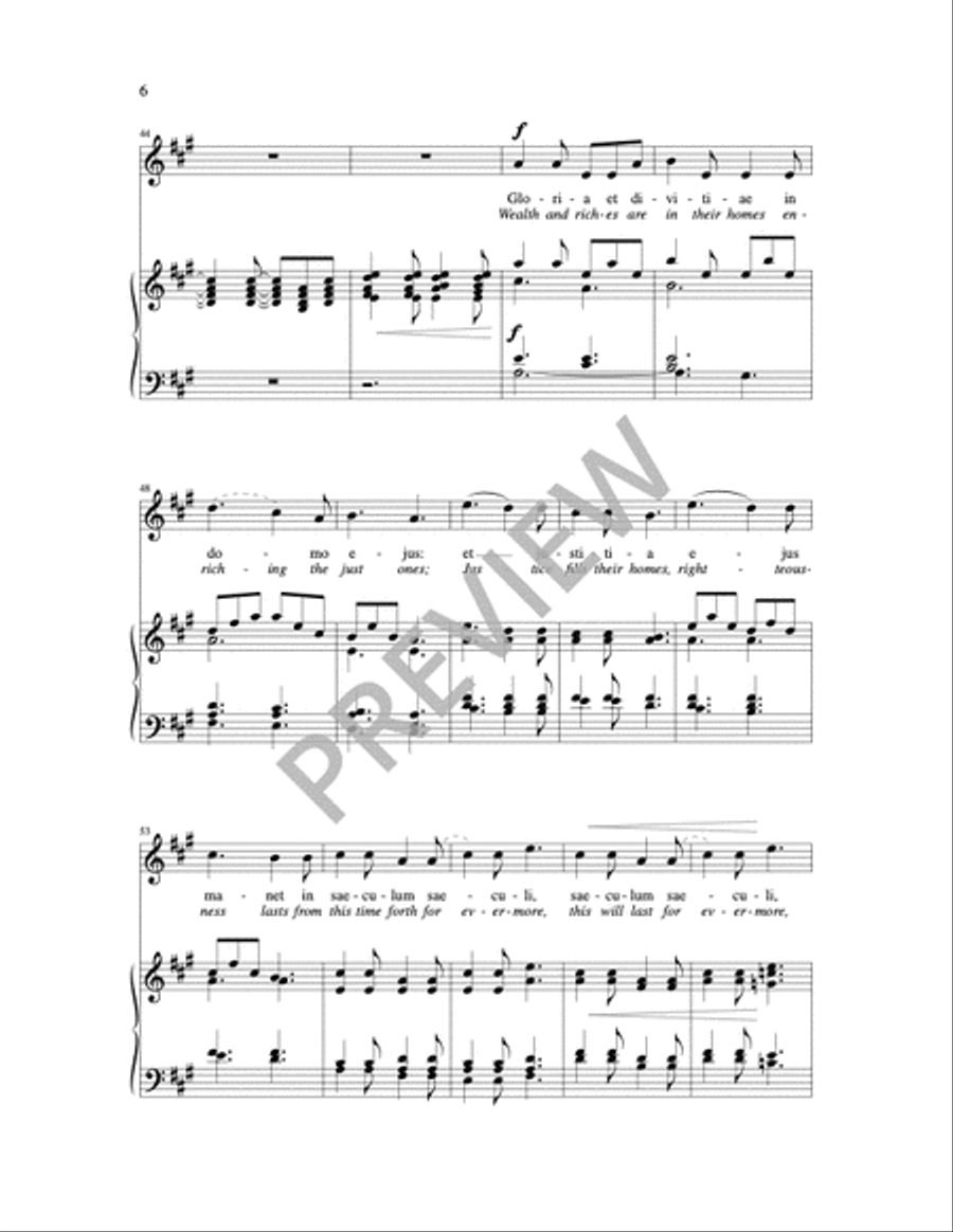 Praise and Thanksgiving-A Choral Cycle Unison Choir scores gallery preview page 6