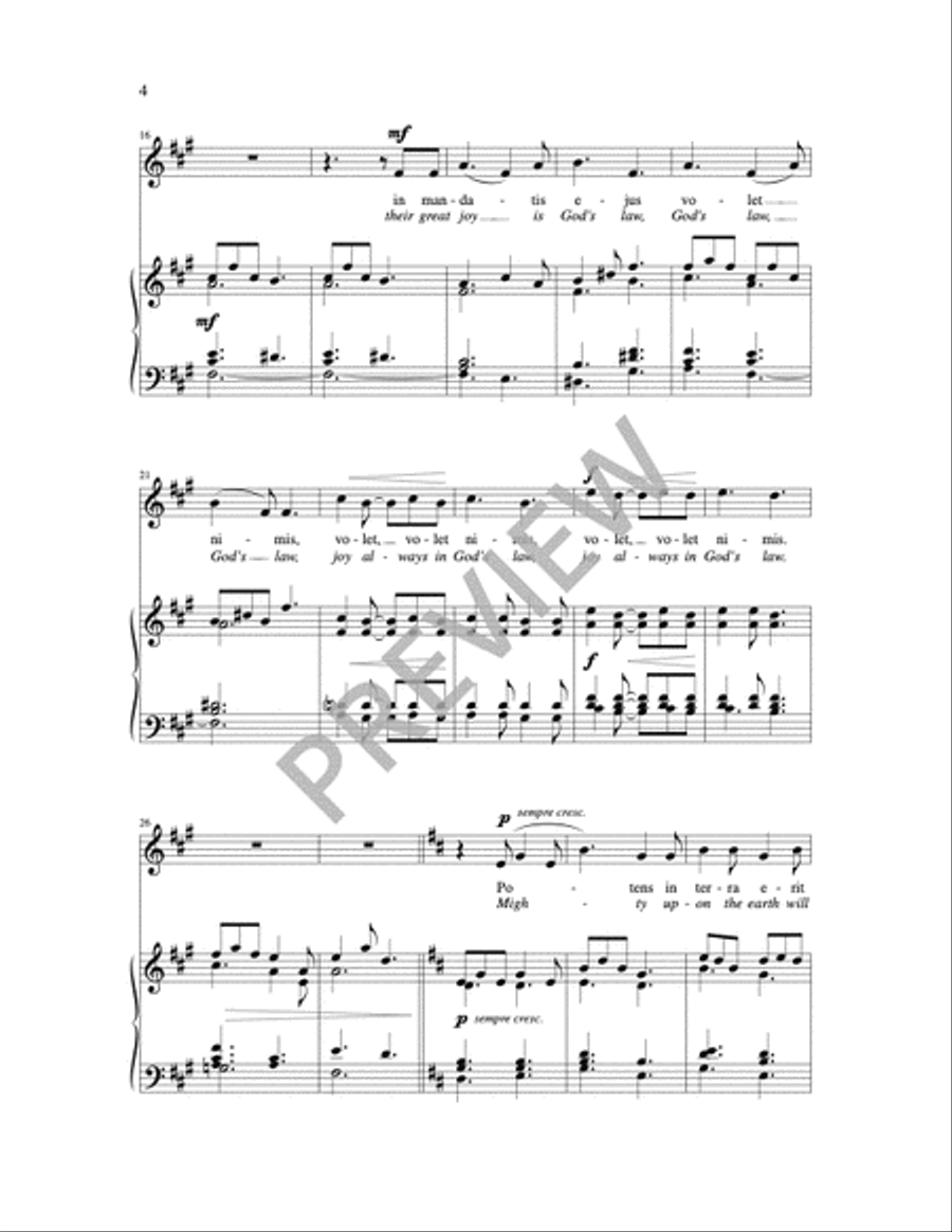 Praise and Thanksgiving-A Choral Cycle Unison Choir scores gallery preview page 8