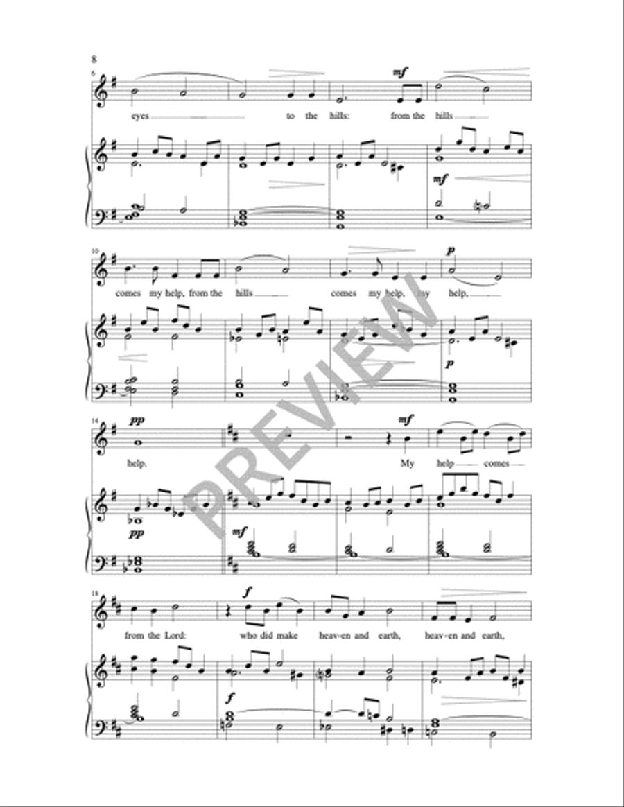 Praise and Thanksgiving-A Choral Cycle Unison Choir scores gallery preview page 11