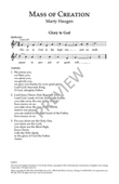 Mass of Creation Glory to God-Haugen-assembly card