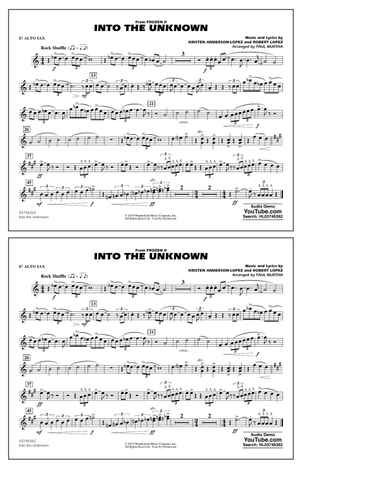 Into the Unknown (from Disney's Frozen 2) (arr. Paul Murtha) - Eb Alto Sax