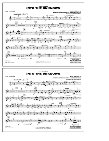 Into the Unknown (from Disney's Frozen 2) (arr. Paul Murtha) - 1st Bb Trumpet