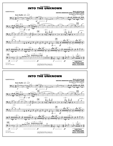 Into the Unknown (from Disney's Frozen 2) (arr. Paul Murtha) - Baritone B.C.
