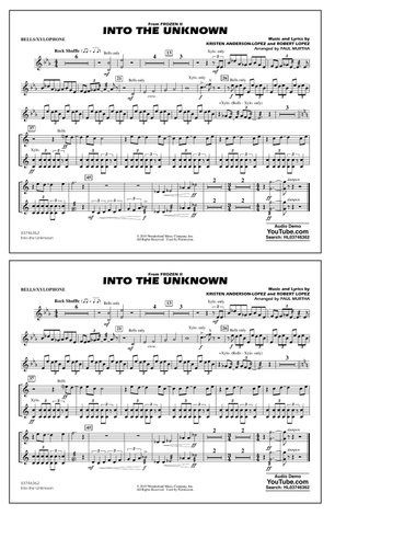 Into the Unknown (from Disney's Frozen 2) (arr. Paul Murtha) - Bells/Xylophone