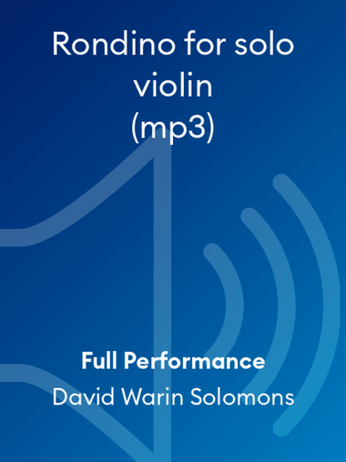 Rondino for solo violin (mp3)