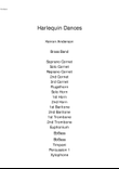 Harlequin Dances for Brass Band