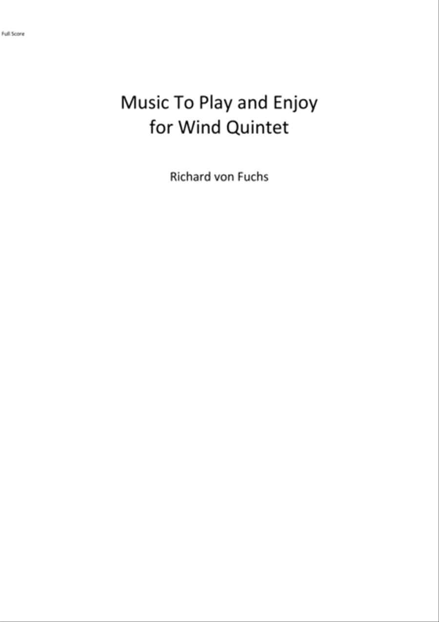 Music to Play and Enjoy Bassoon scores gallery preview page 1