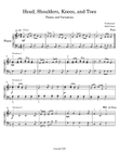 Head, Shoulders, Knees and Toes: Theme and Variations