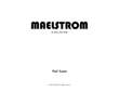 Maelstrom for piano, four hands