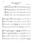 String Quartet No. 1 - I: Moderato
