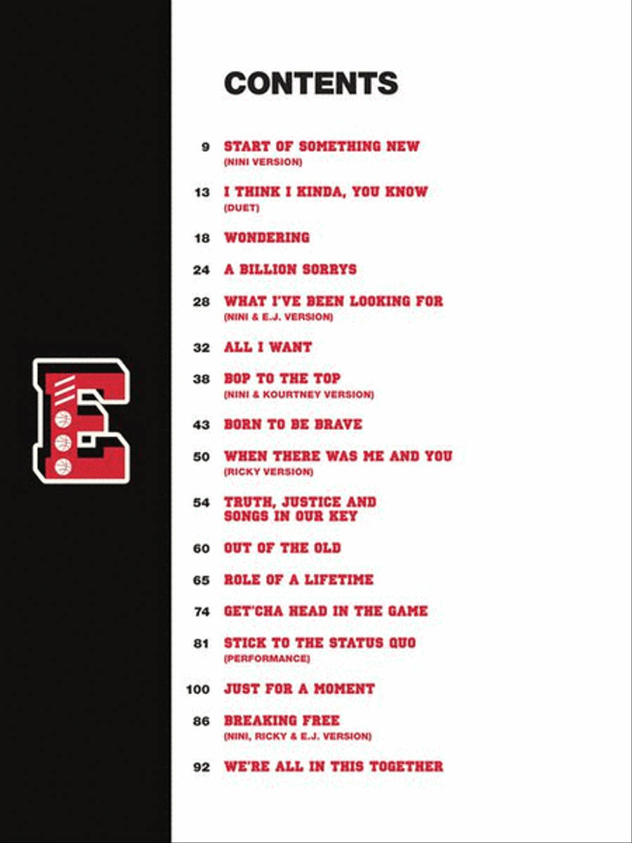 High School Musical: The Musical: The Series: The Soundtrack Piano, Vocal, Guitar scores gallery preview page 4