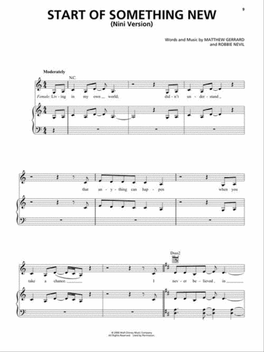High School Musical: The Musical: The Series: The Soundtrack Piano, Vocal, Guitar scores gallery preview page 6